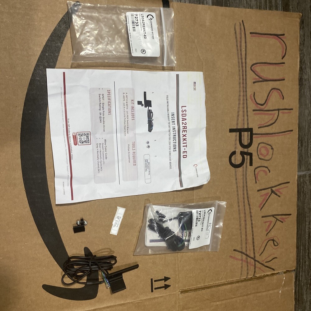 Brand New-Open Box- LSDA 9200 Series Exit Device REX LSDA2REXKIT-ED 72733