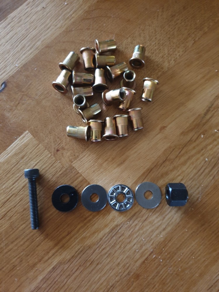 6mm Rivnut Set with Setting Tool – 20-Piece Blind Nut Insert Kit