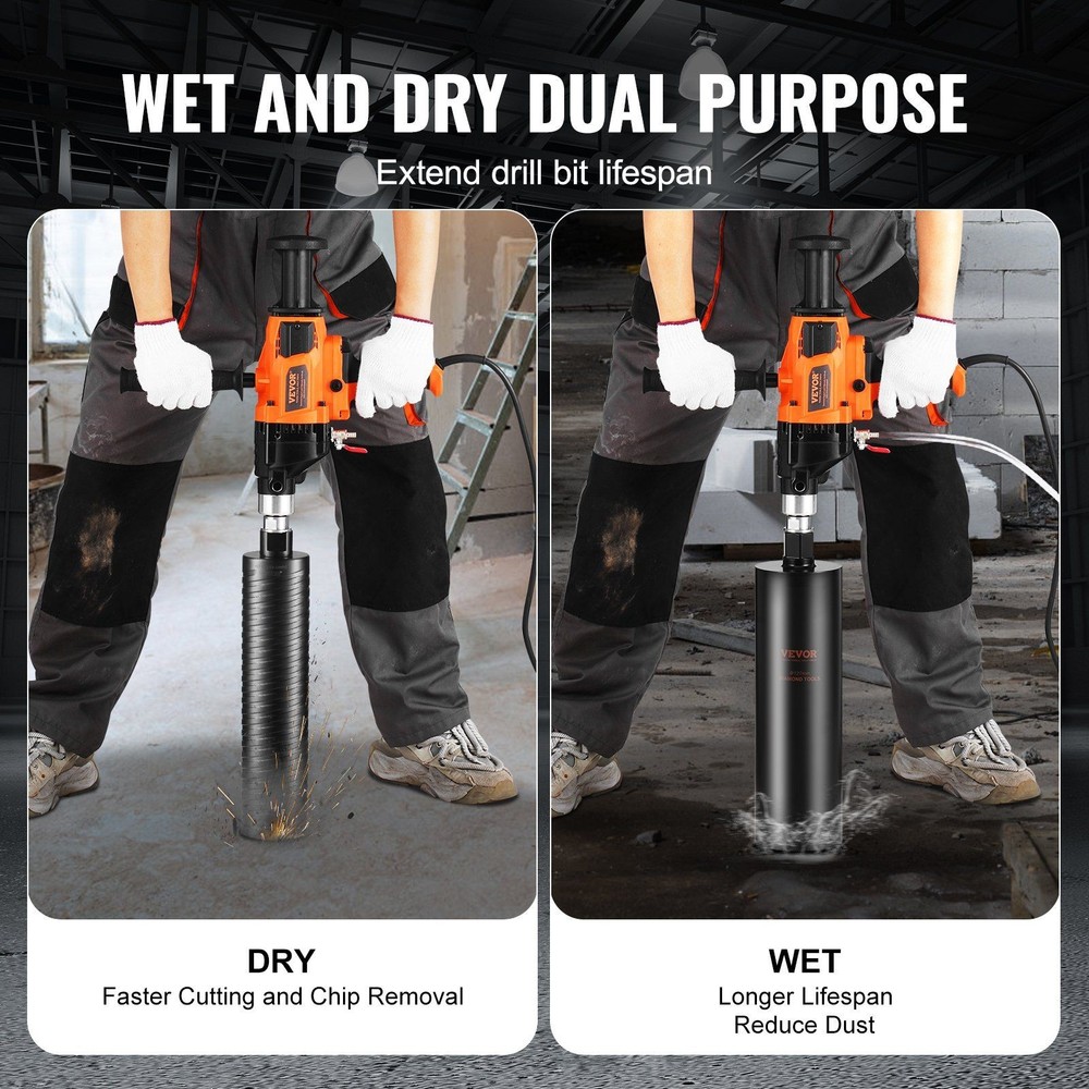 Efficient Core Drill 2000W 20-160mm Handheld Design Precision