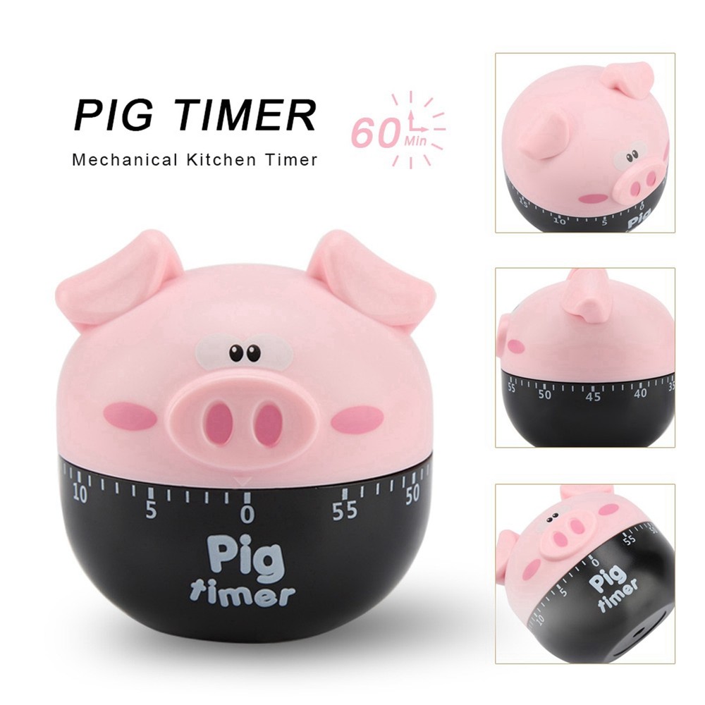 Pig Kitchen Timer Mechanical Timer For Cooking Eggs Cakes