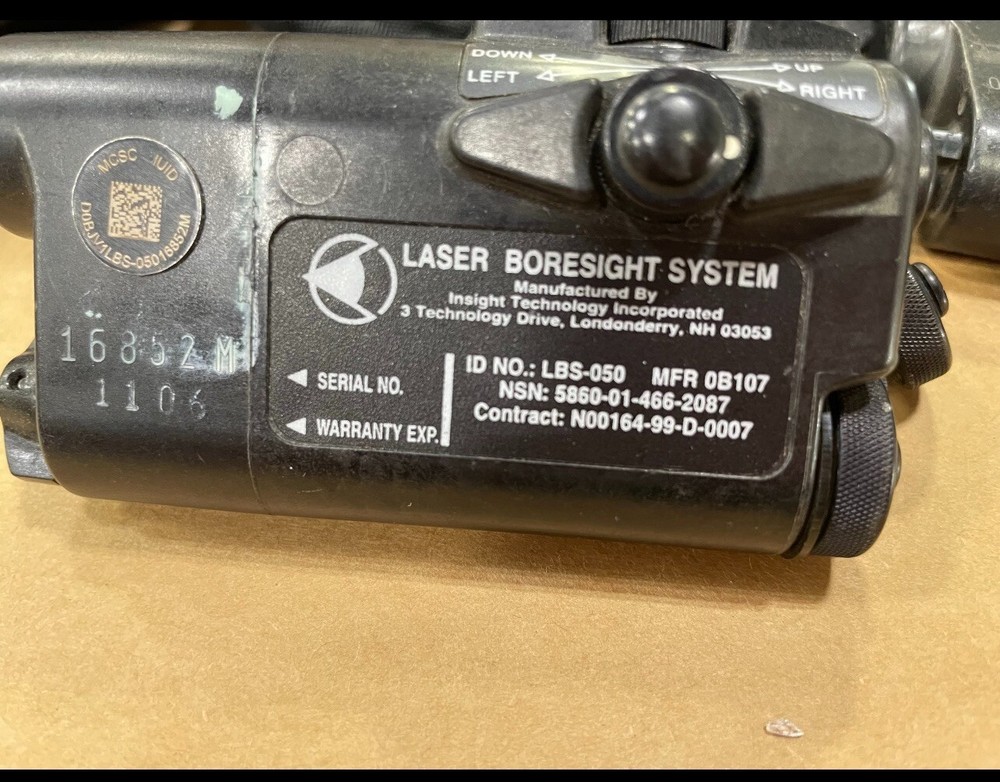 INSIGHT TECHNOLOGY Laser Borelight System LBS AN/PEM-1