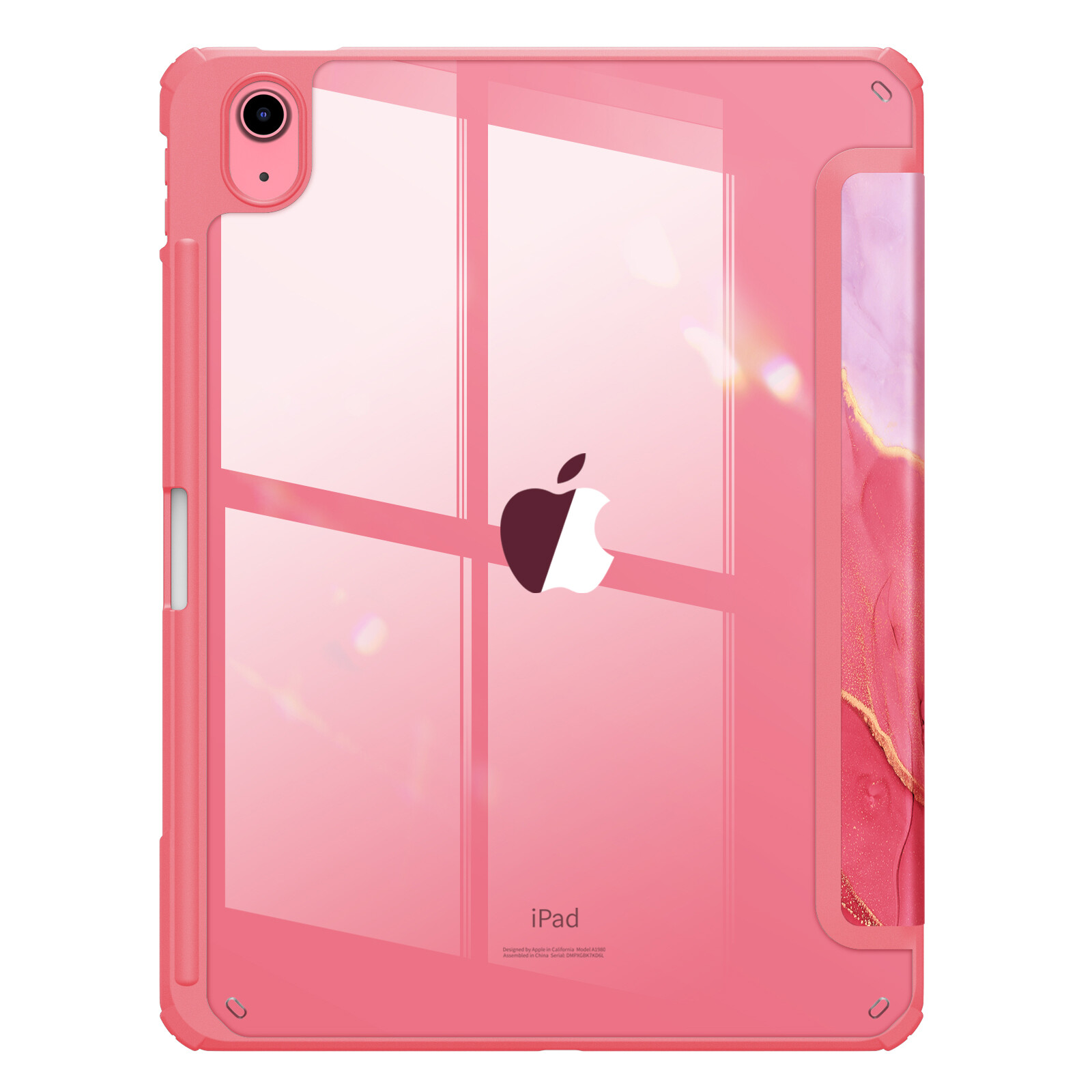Slim Case for iPad 10th Gen (2022) Clear Back Shell Shockproof Smart Stand Cover