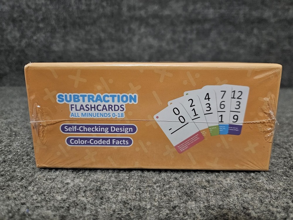 Pint Size Scholars SUBTRACTION FLASH CARDS