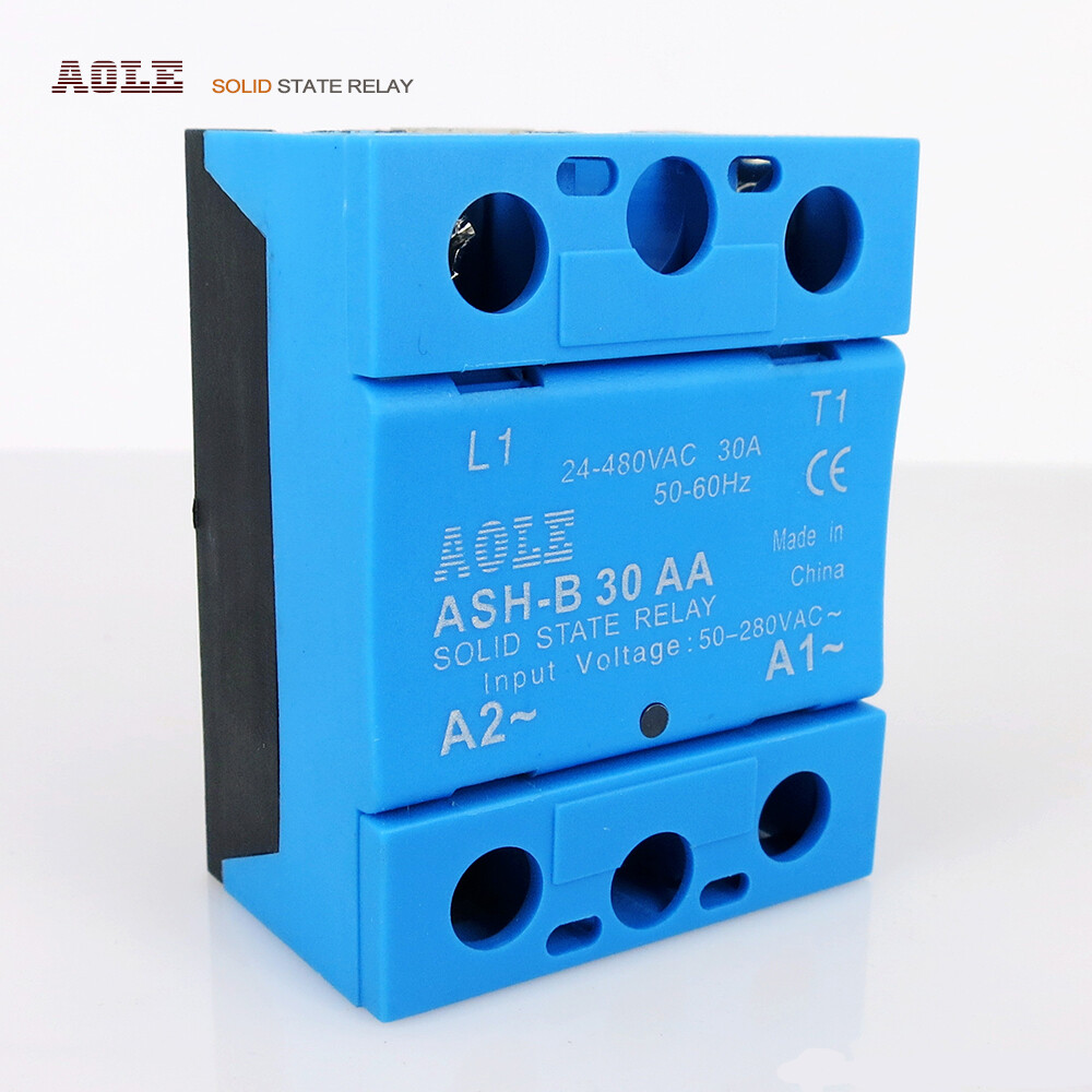 30A European protection integrated single-phase solid state relay ASH-B 30AA