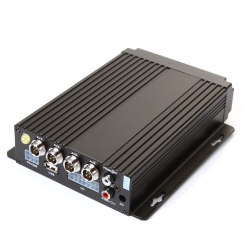 4CH Car Mobile DVR Recorder +4 IR Light Vision Camera + Cable +7" LCD Screen Set
