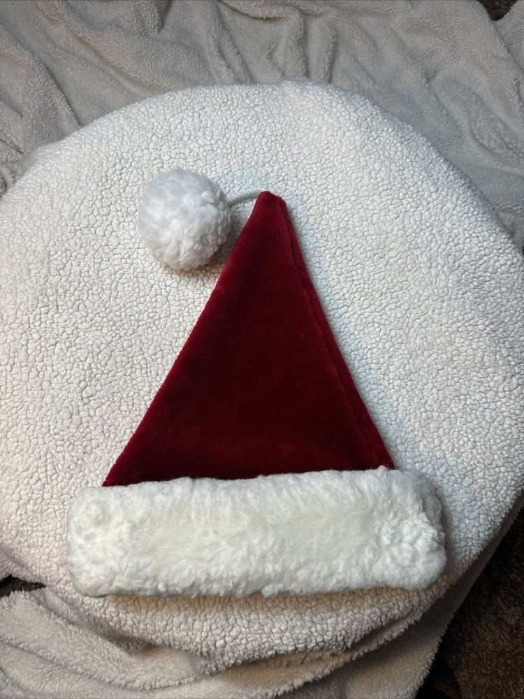 SANTA VELVET HAT. Medium
