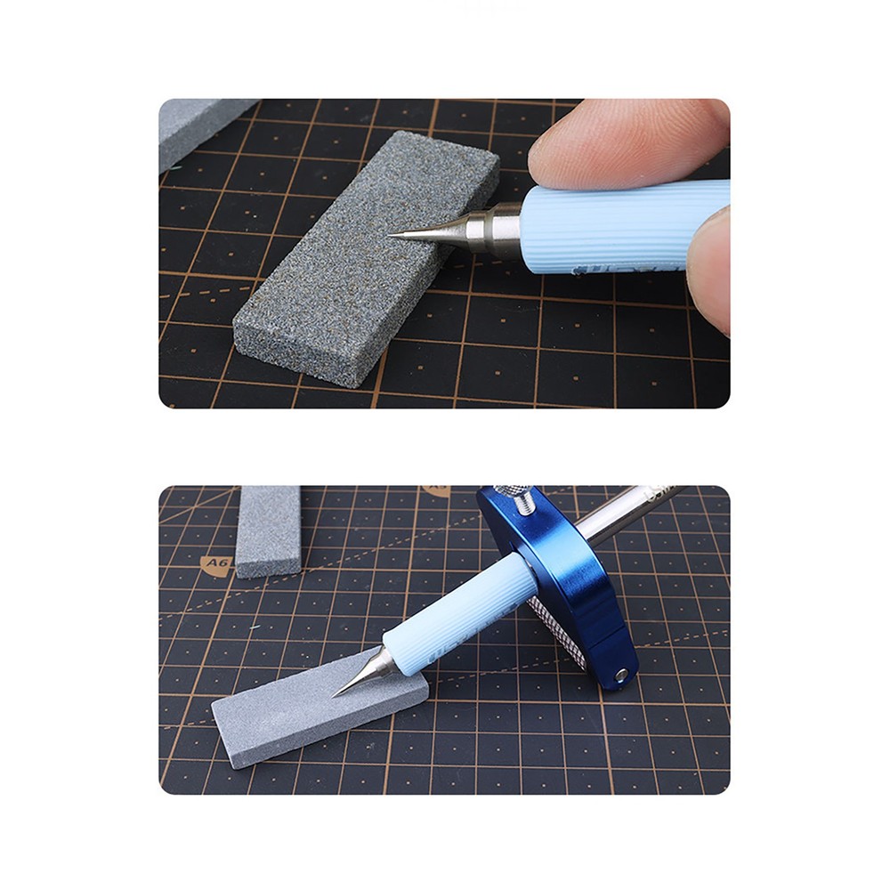 Modeling Scriber Tool Military Model Engraved Needle Pen With Grinding Stone A