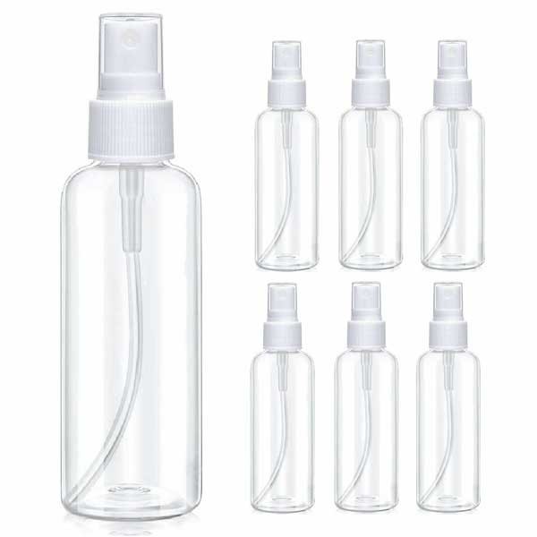 2Pack-12 Pack 1oz Clear Spray Bottle Plastic Perfume Empty Fine Mist Atomizer
