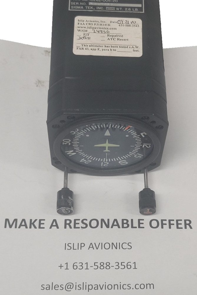 SIGMA-TEK 1U262 DIRECTIONAL GYRO