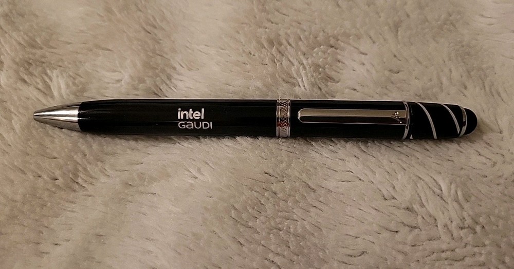Dell Computer Technologies/ Intel Gaudi Promo Ballpoint Pen, Spinner, & Stylus