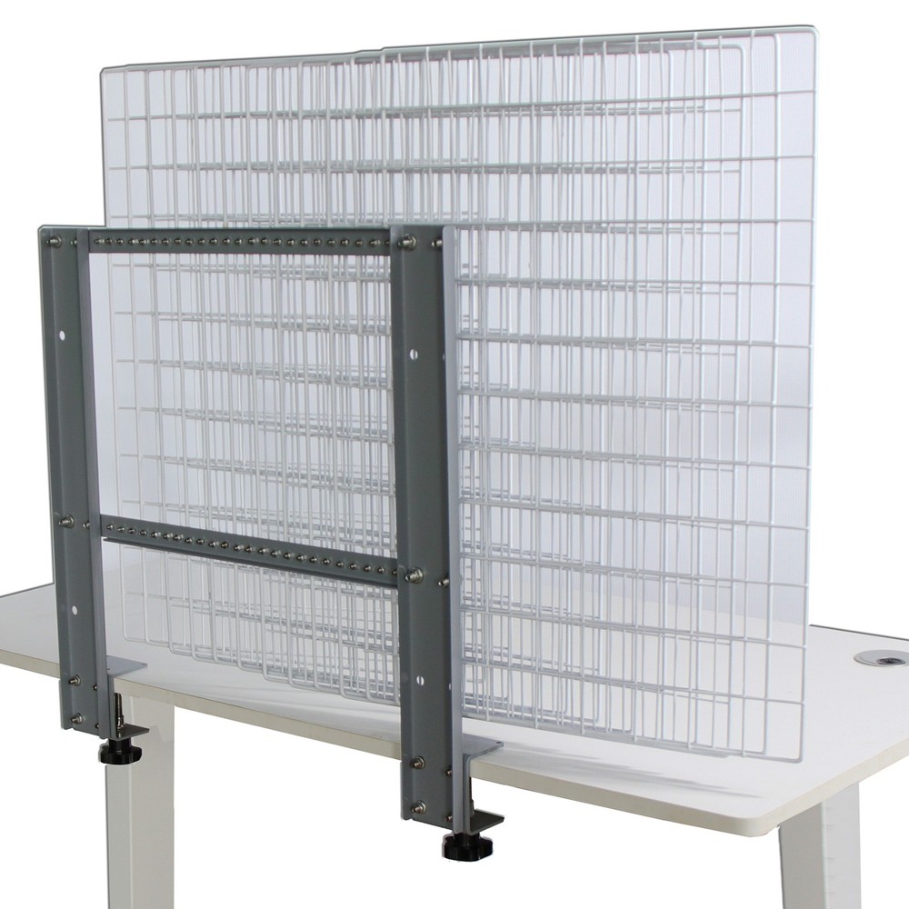 12-Panel Deskside Fixed Vertical Drying Rack Display Rack for Drying & Stacking