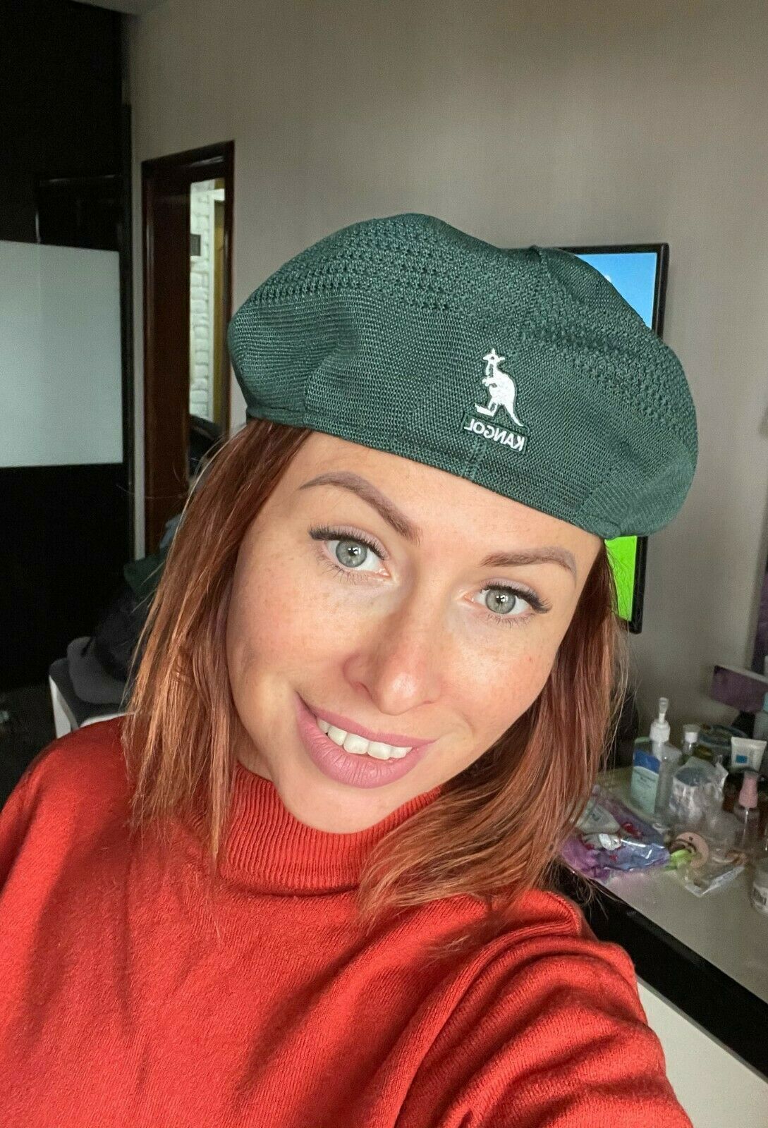 Kangol Breathable Beret Hat Summer Newsboy Woven Flat Caps Casual Men Women USA