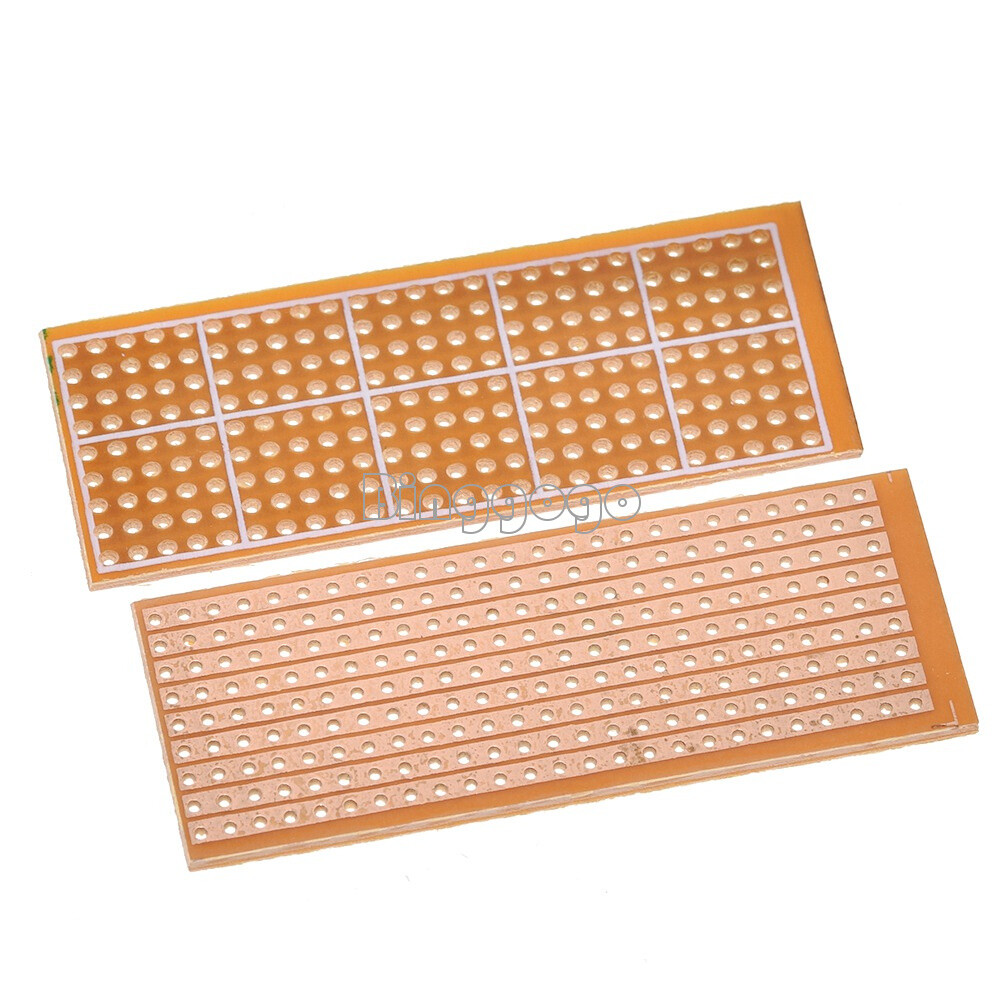 10PCS 2.5*6.4CM Prototype Paper PCB Universal Experiment Matrix Circuit Board
