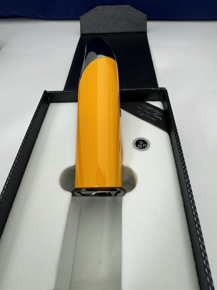 Vector AZTECH - Wind Resistant Large Single Jet Torch Lighter - Yellow - New