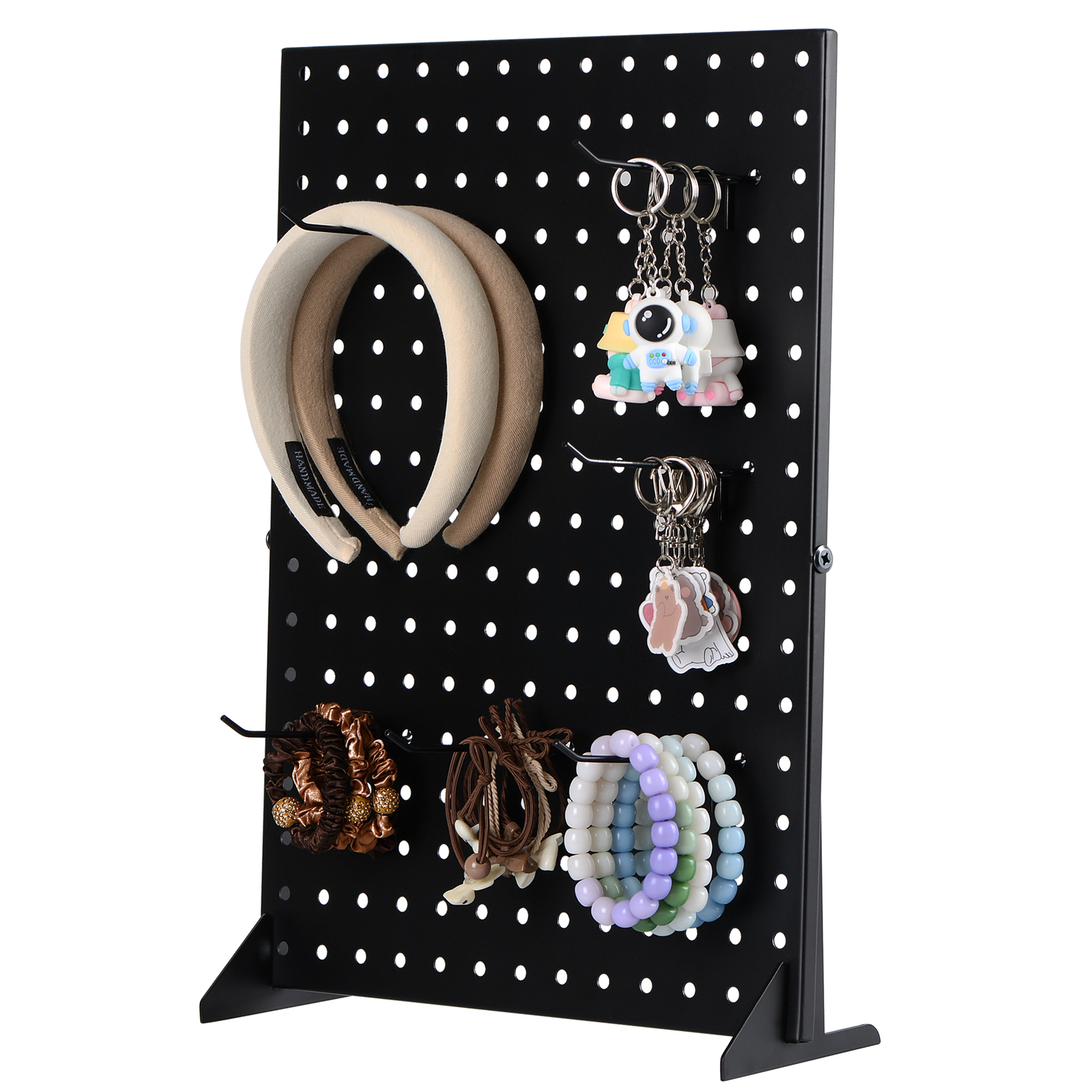 Pegboard Display Stand for Craft Shows & Fairs - Metal Jewelry Retail Display