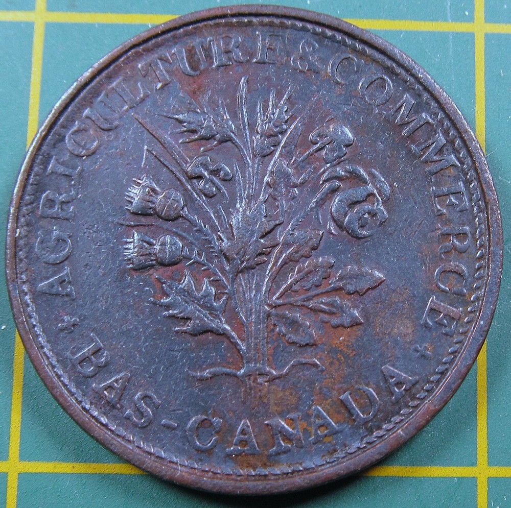 Lower Canada Un Sou Token LC-33C