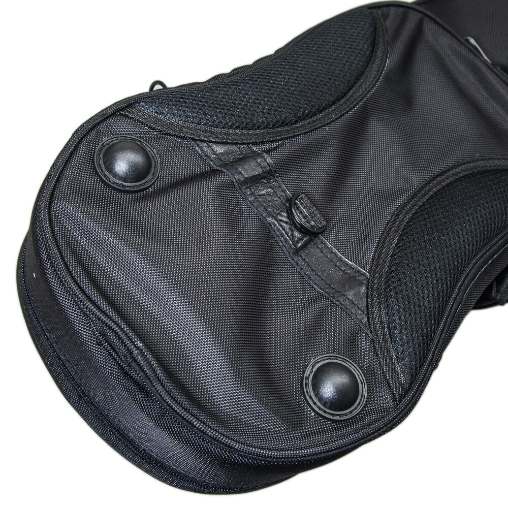 PAITITI Triangular Full Size Violin Soft Bag Lightweight Backpackble Black Color