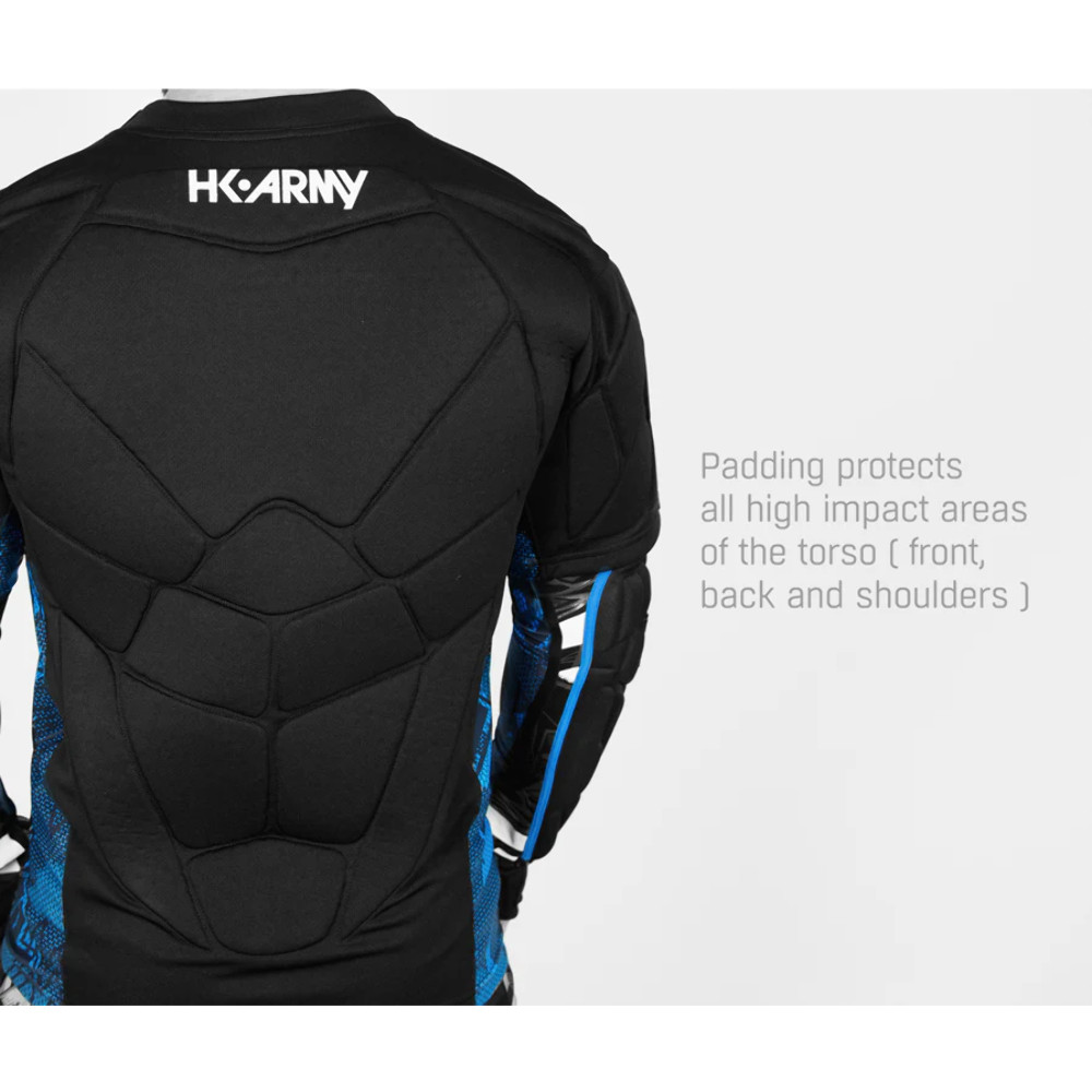 HK Army Crash Chest Protector - Black - Medium / Large