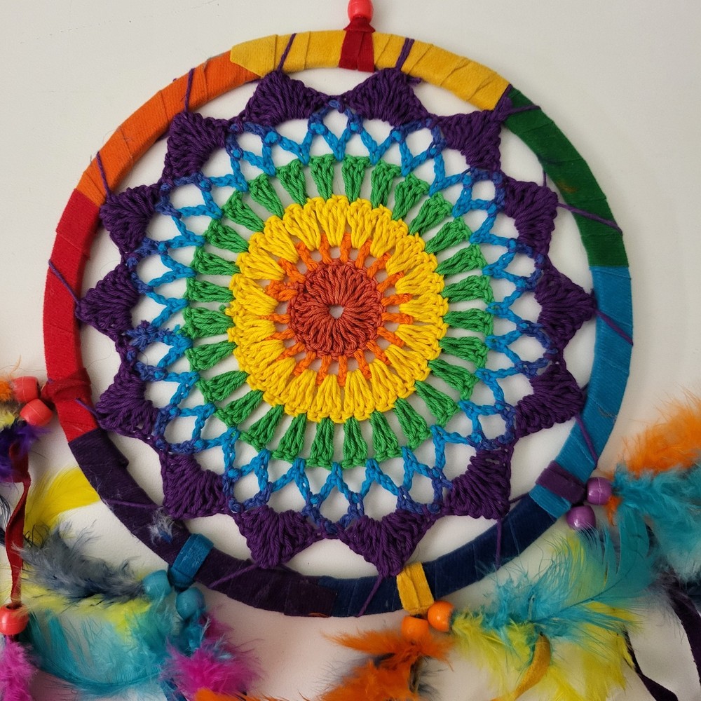 Rainbow Dream Catcher Dreamcatcher Wall Hanging