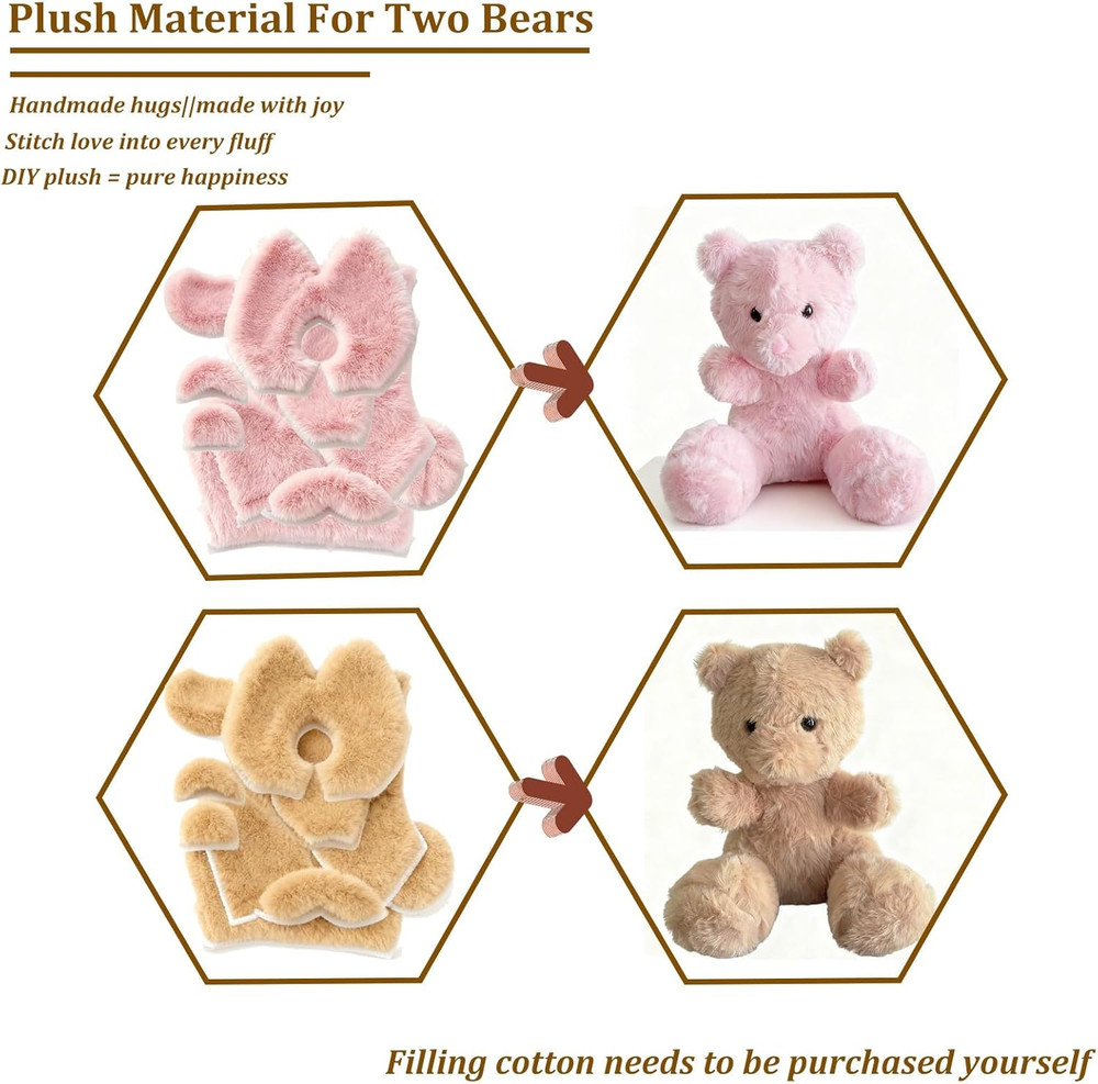 10 Inch Memory Bear Quilting Templates & Sewing Patterns - Beginners Friendly |