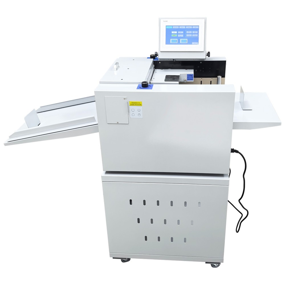 110V Digital 13"Full Automatic Creasing Perforating Machine 2600 Sheets/H Speed