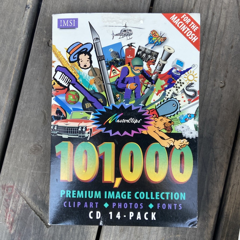 Masterclips Premium Image Collection Retro Vintage Software Box Set