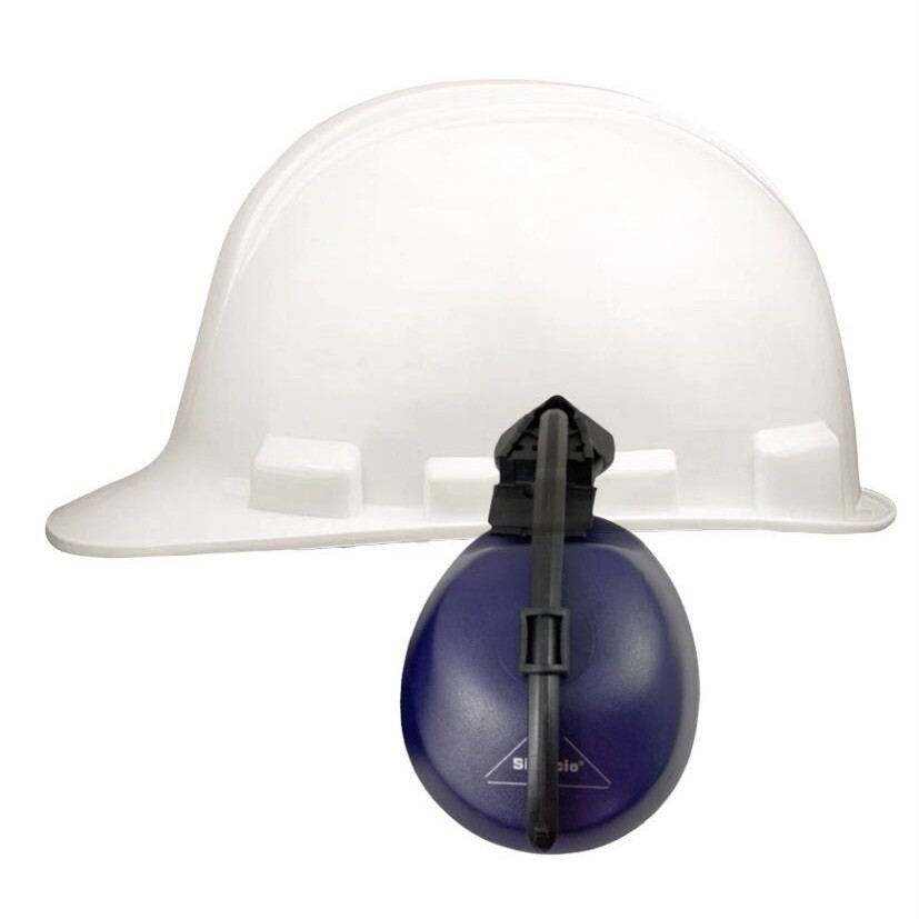 ☀️Hellberg Silencio Universal Hard Hat Ear Muffs, Hearing Protection 22 Db Nrr