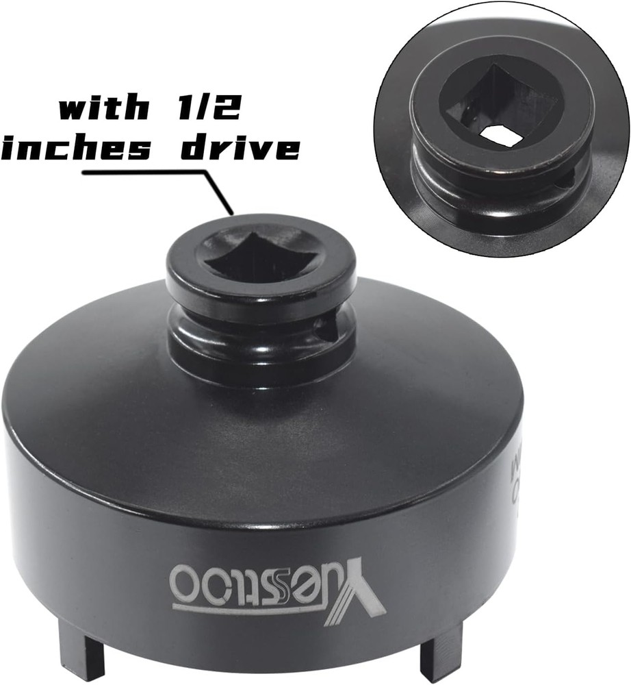 Yuesstloo 13 PCS Spindle Nuts Socket Kit Ball Joints Axle Locknut Remove Install