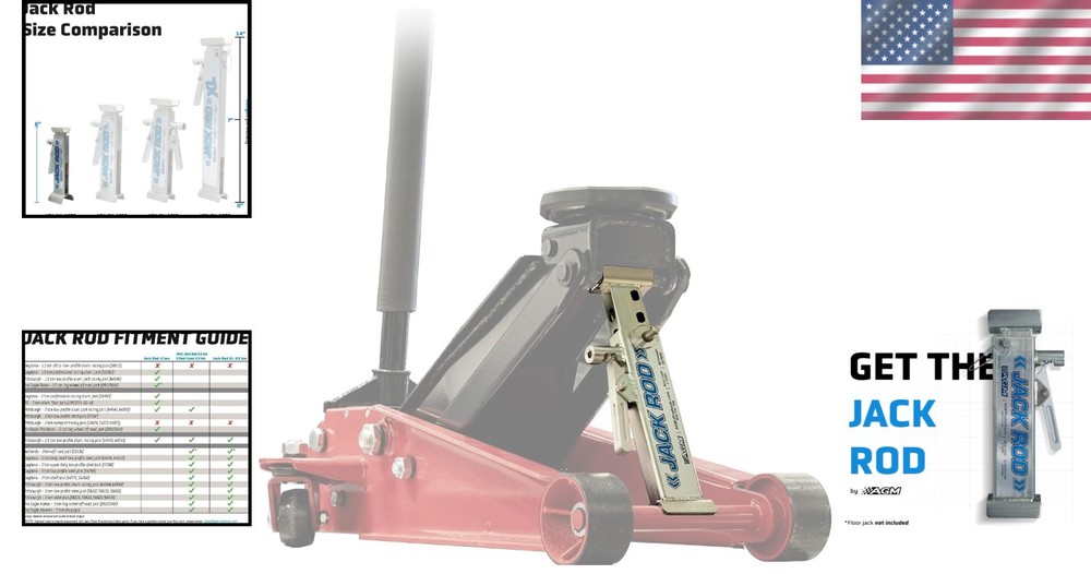 AGM Jack Rod, Support Bar for Floor Jacks