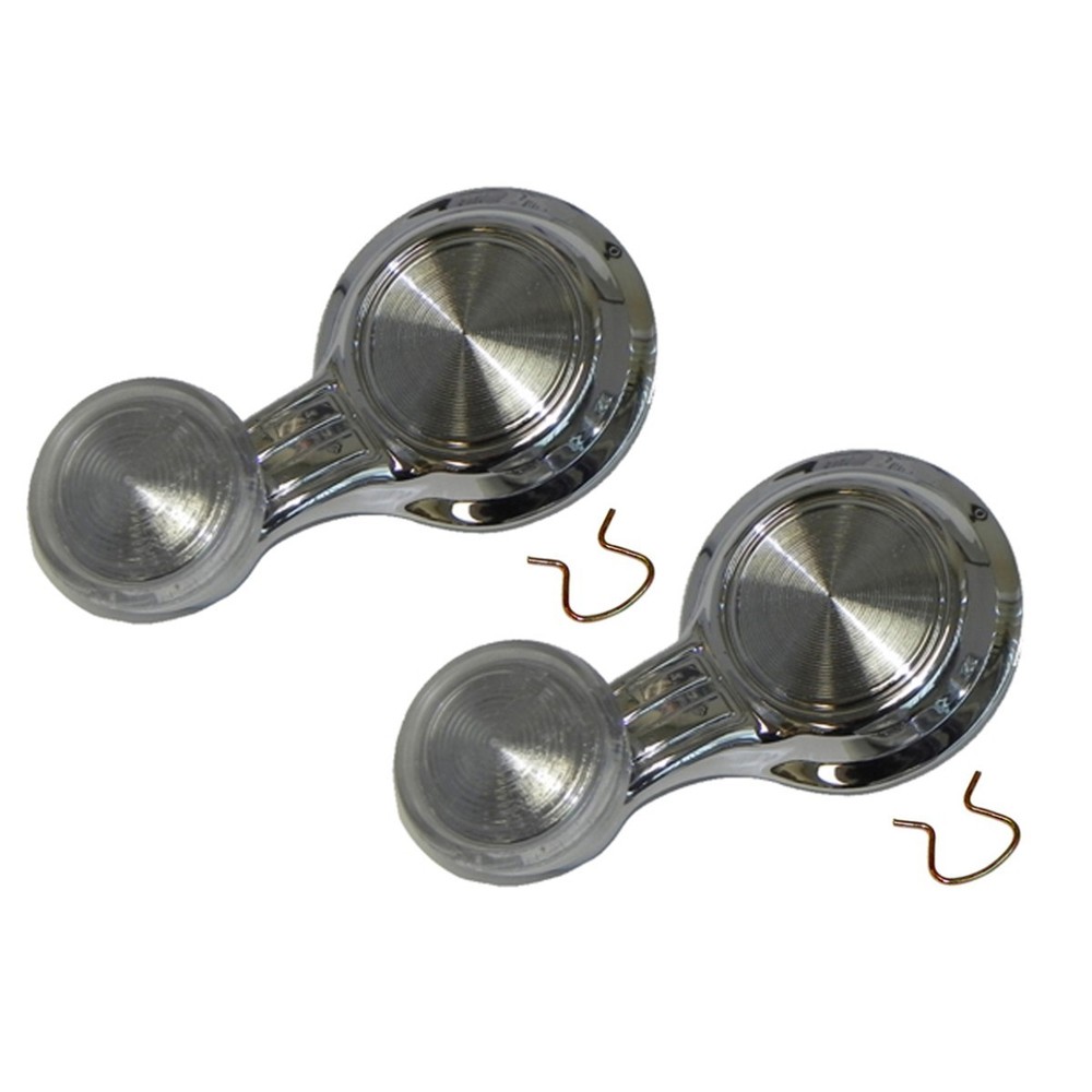 Window Handle Crank Vent Clear Knob Clip 1968-72 Chevelle Firebird Nova Lemans