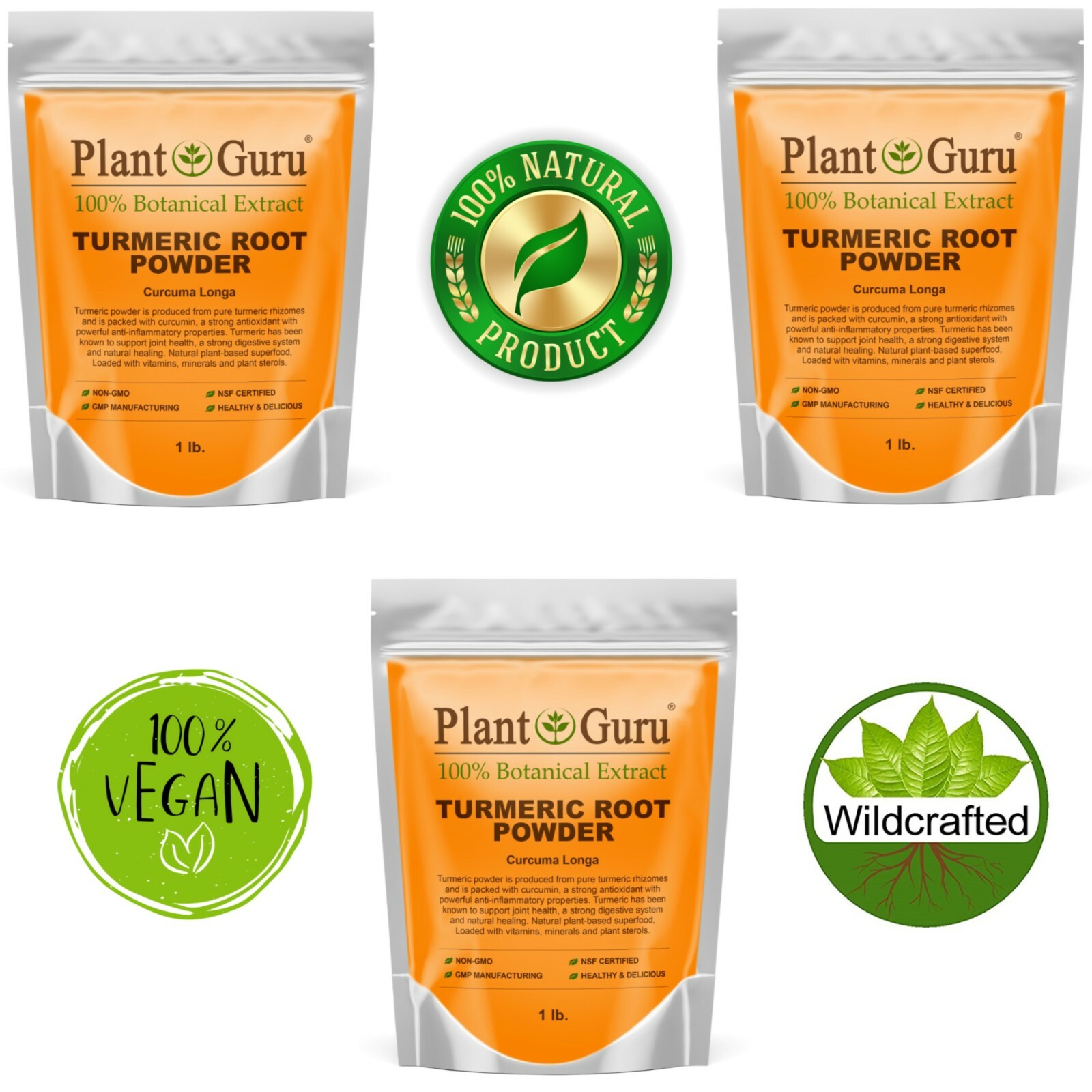 Turmeric Root Powder Curcumin Curcuma Longa Pure Natural Bulk Spice ALL SIZES