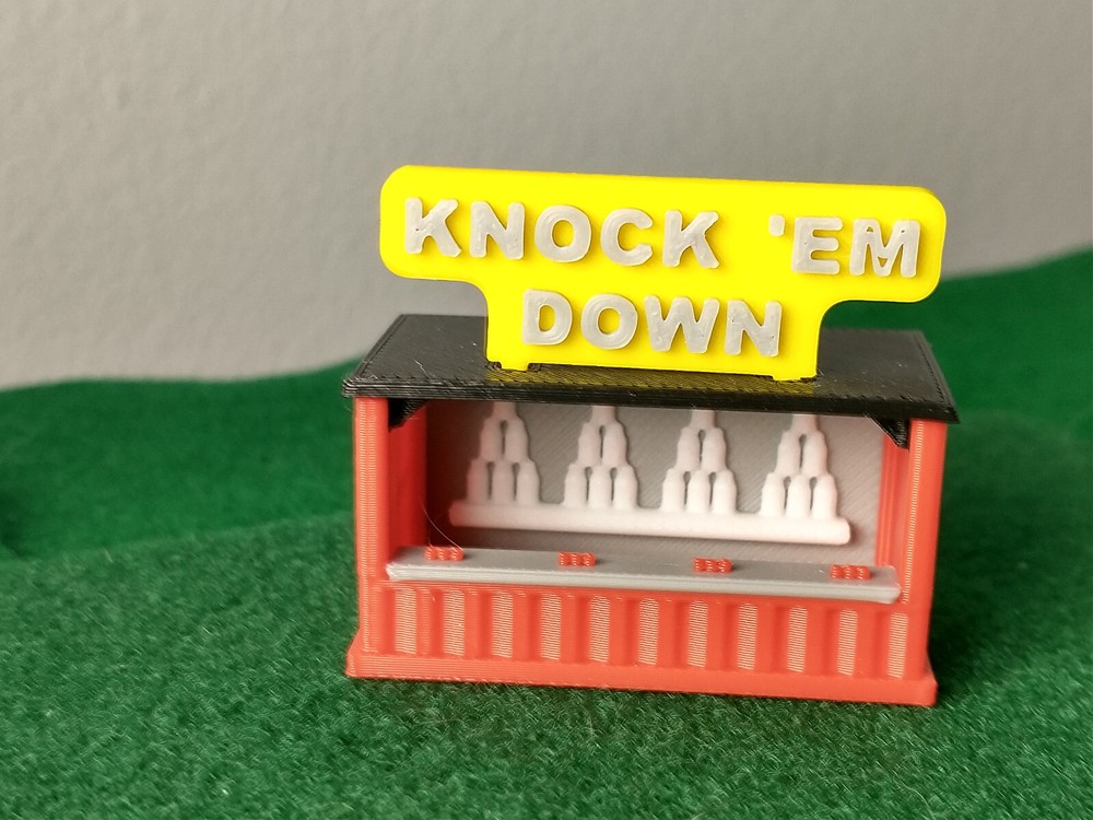Carnival Booth Collection - 8 Booths - N Scale