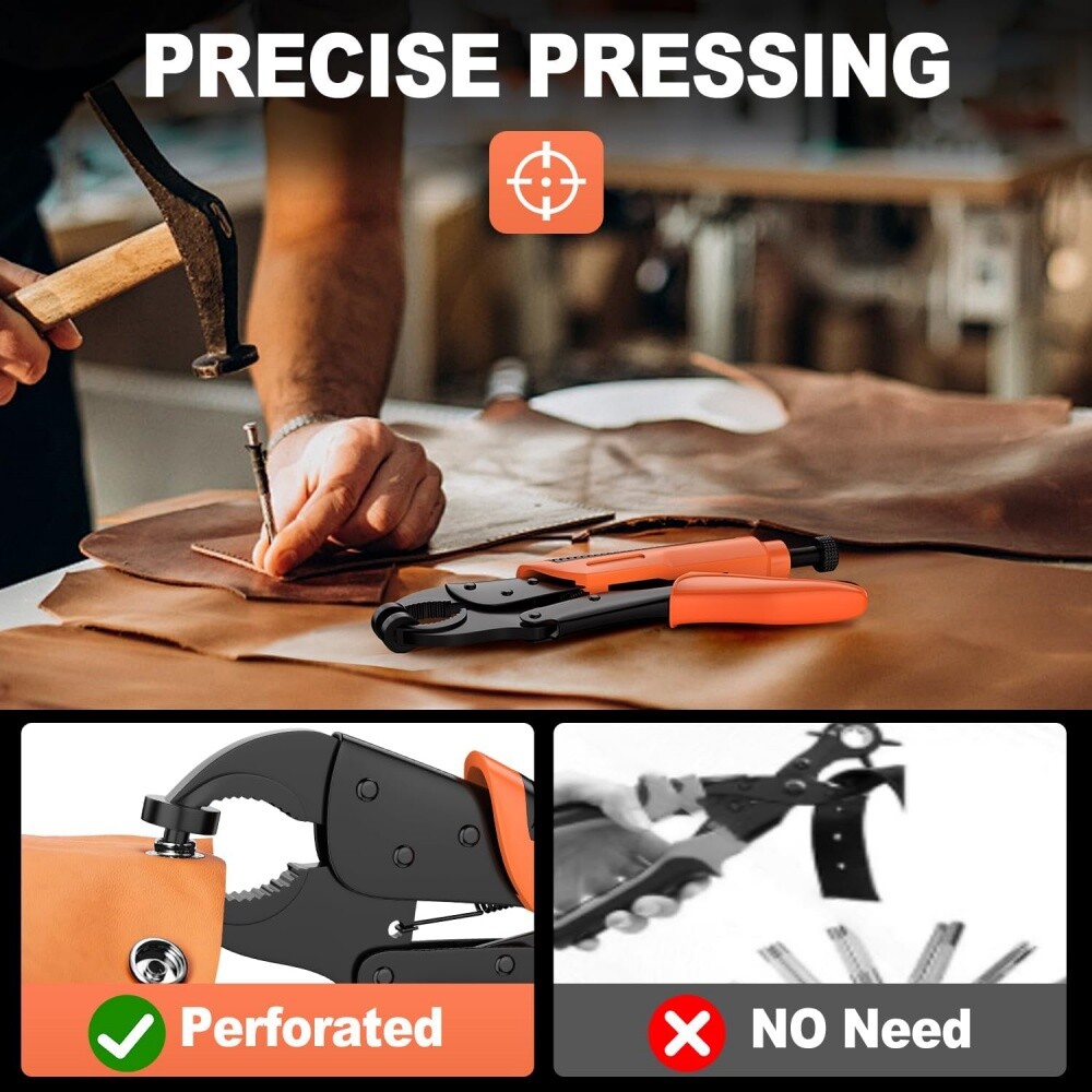 Professional Heavy Duty Snap Fastener Tool Kit 80 Sets for Boat Cover Canvas