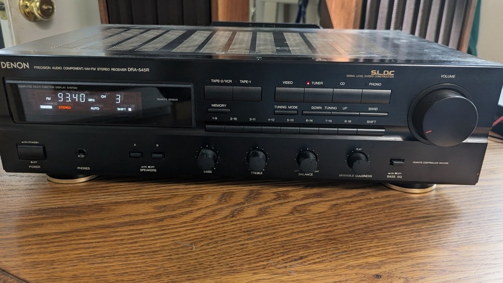 DENON DRA-545R PRECISION AUDIO COMPONENT AM/FM STEREO RECEIVER