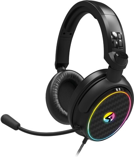 PC Accessory: Wired Headset - 4Gamers C6-100 - LED Light Up: Compatible with PC,