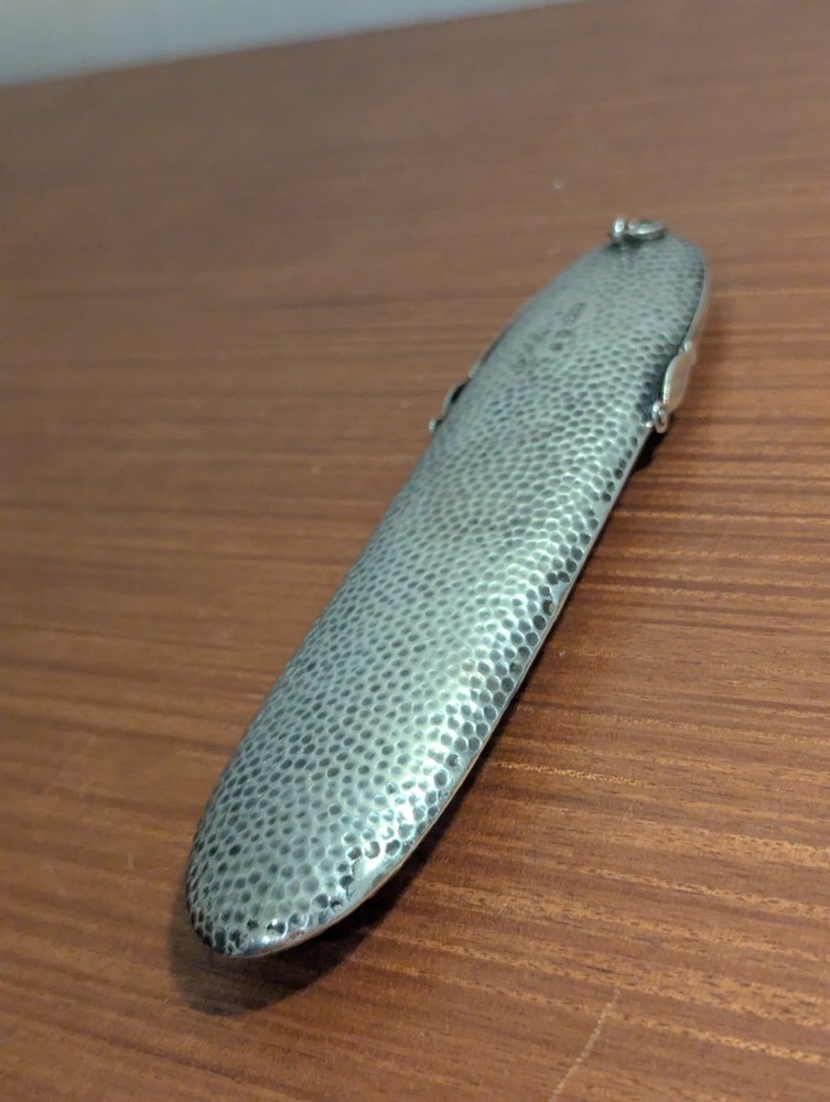 Antique Sterling Silver Spectacle Case Full Hallmarks Birmingham