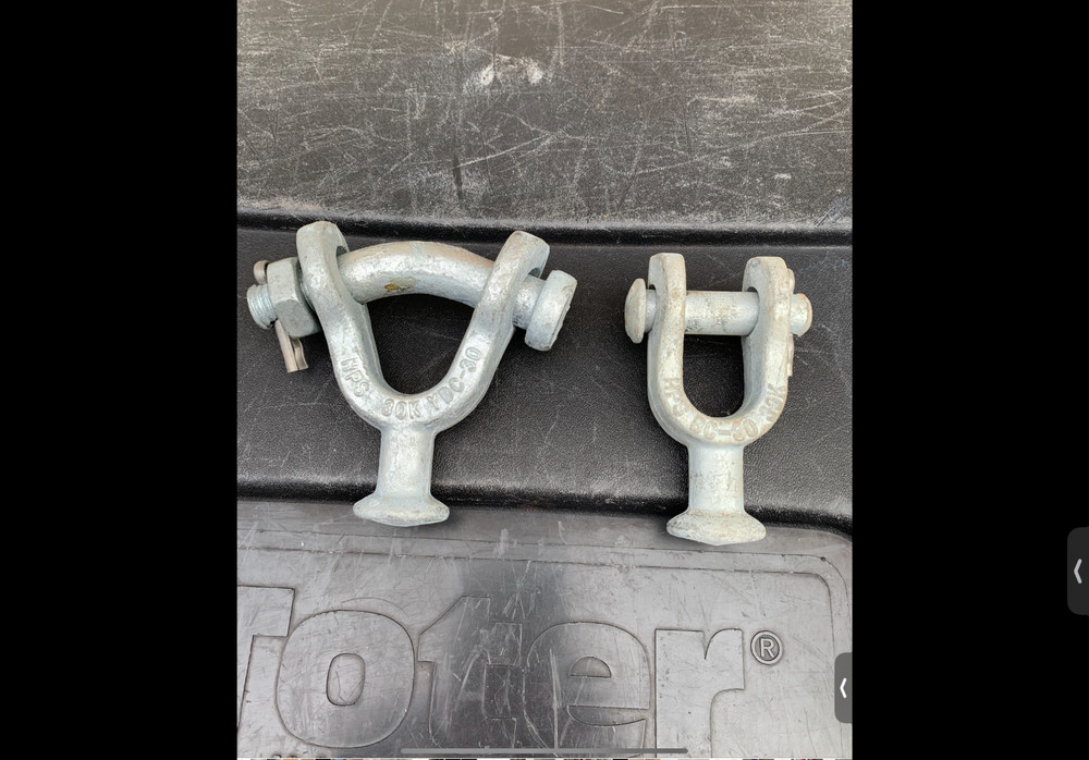 5 BRAND NEW 7 inch lined stringing blocks