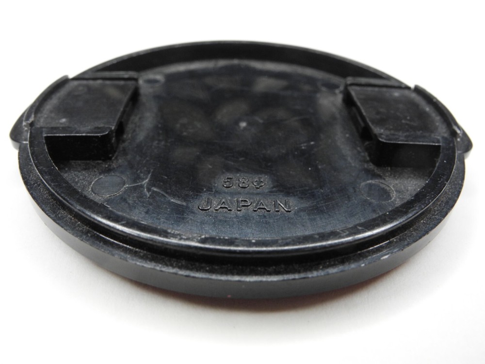 Mamiya 58mm Genuine Black Snap On Front Camera Lens Cap