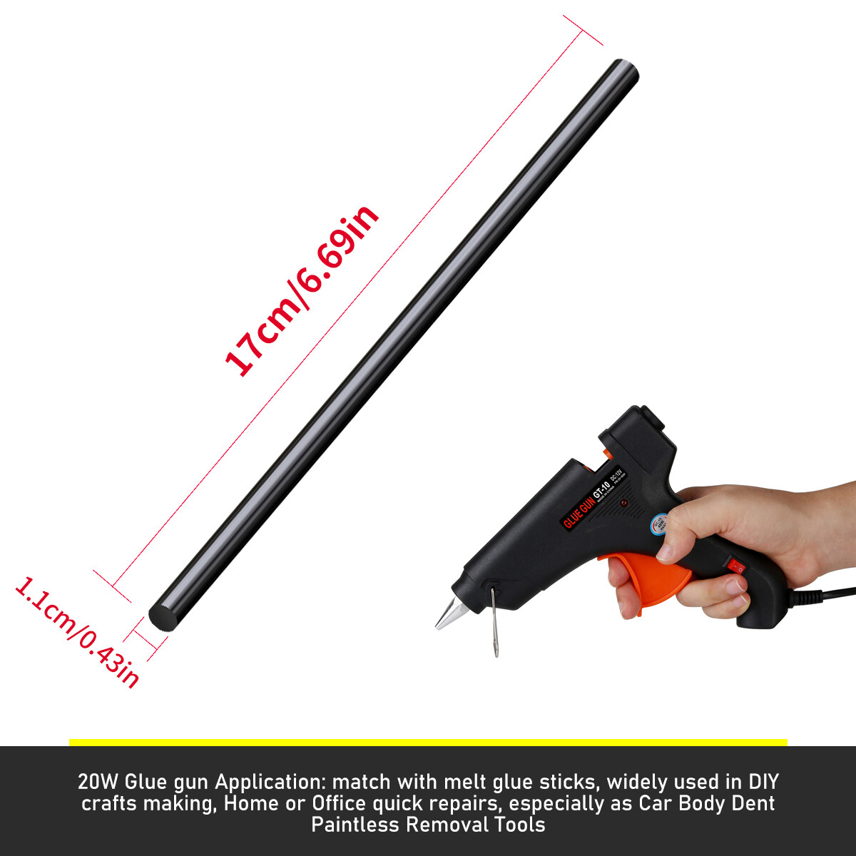 PDR 73PCS Car Body Dent Puller Bridge Lifter Paintless Hail Remover Repair Kit