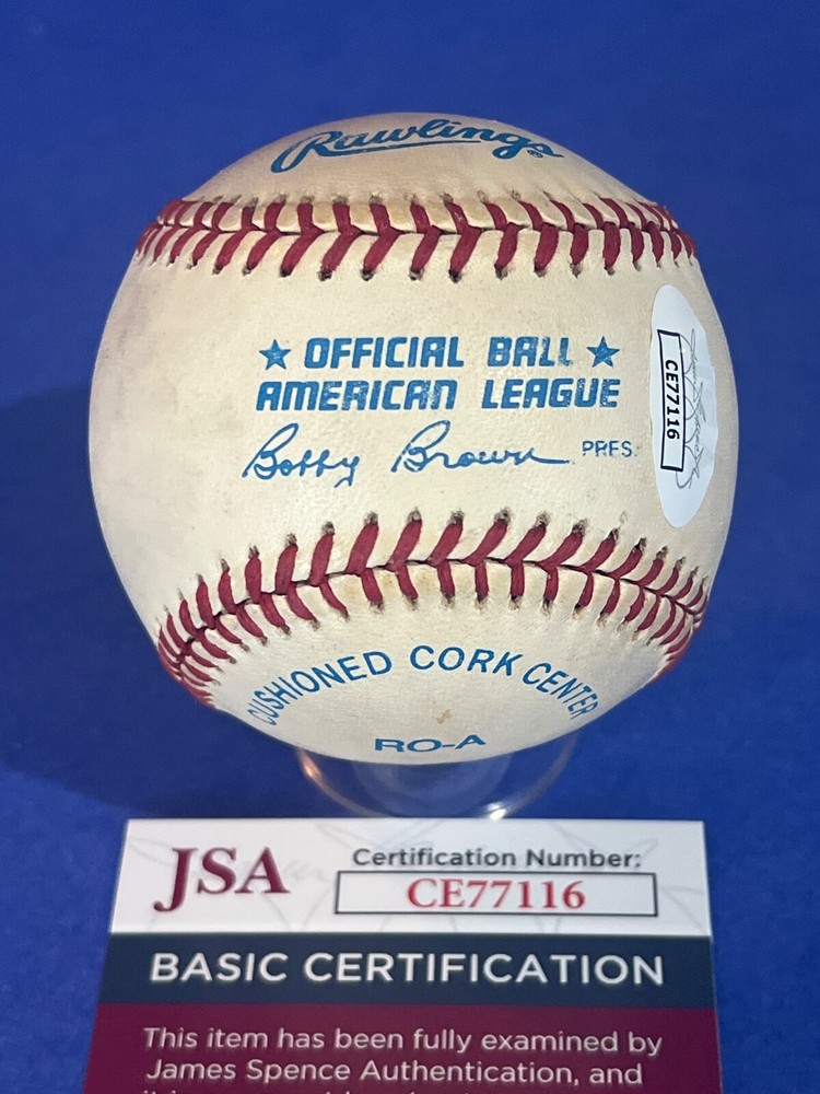 Al Dark Signed ROA Ball Baseball JSA CE77116
