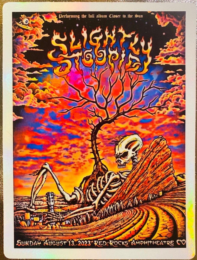 SLIGHTLY STOOPID RED ROCKS CO STICKER