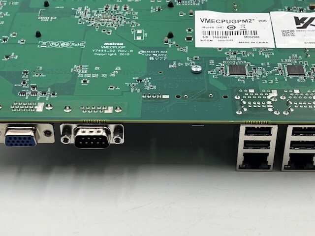 Matrox VMECPUGP Y7444_02 Rev B (K&S VMECPUGPM2) Processor Board Used