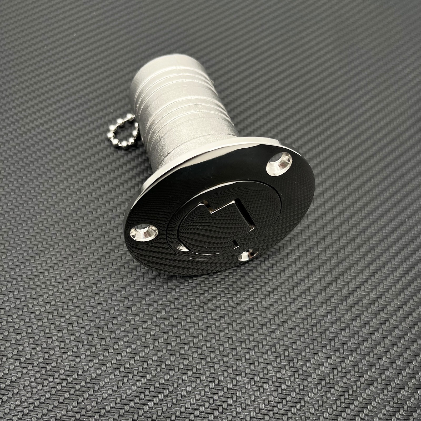 Universal 1.5" Stainless Steel Fuel Filler Neck With Stainless Flip Top Cap