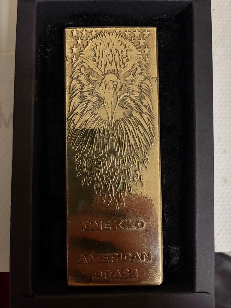 Brass Bar Ingot American eagle