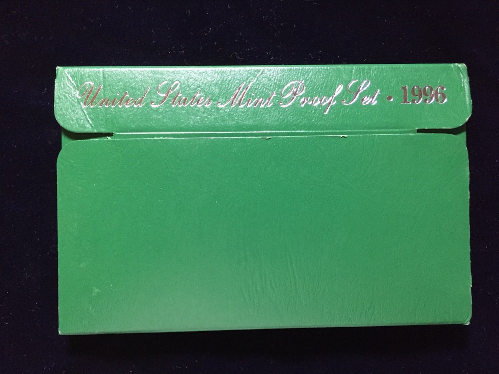1996 US Mint Proof Set 5 Piece Clad Set COA