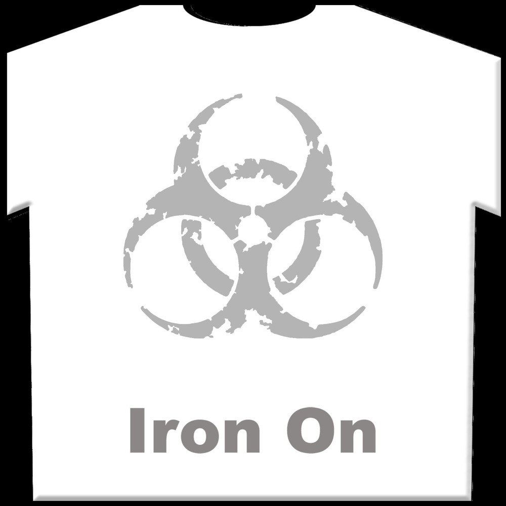 Biohazard Symbol Fabric Decals
