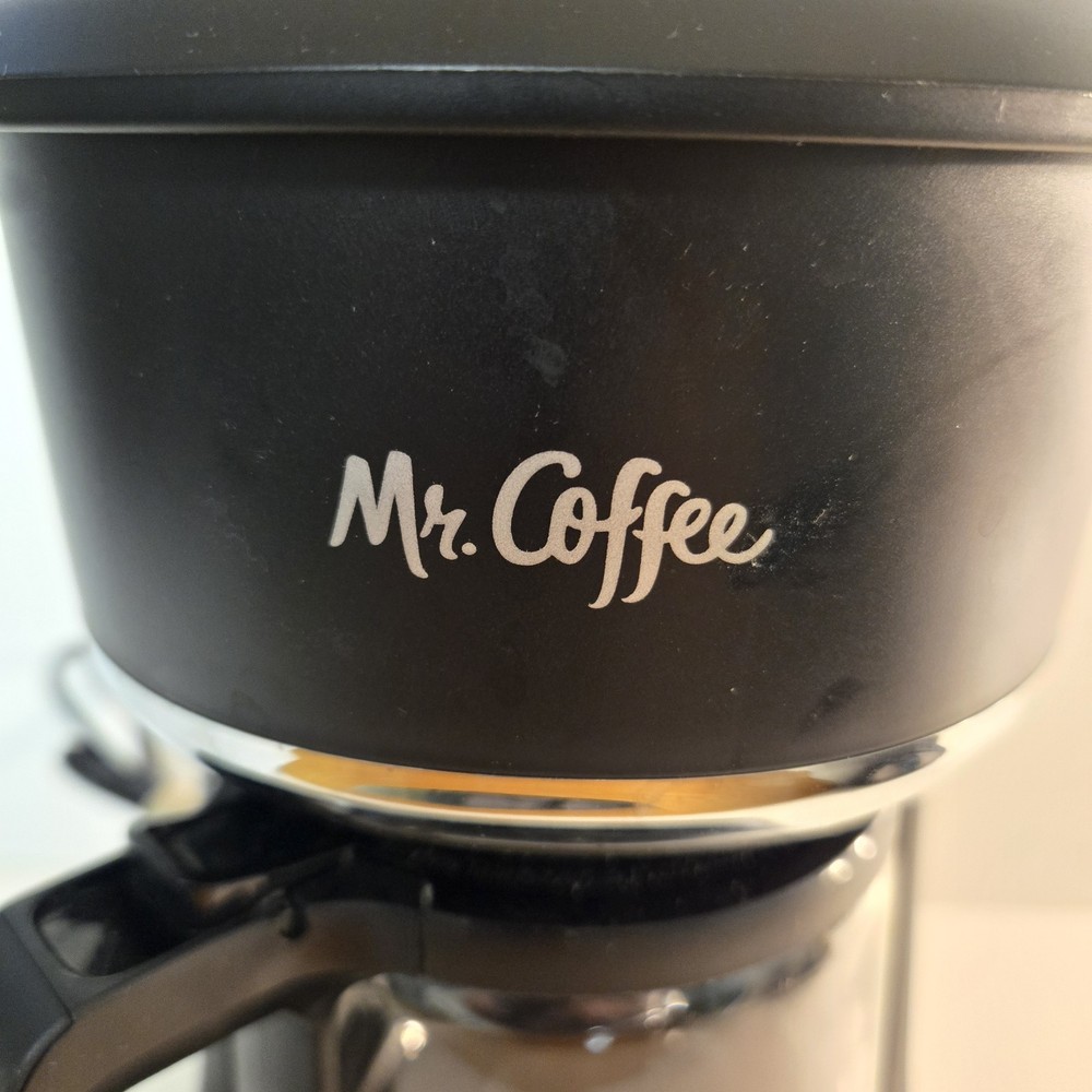 Mr. Coffee Black 5 Cup Programmable Mini Coffee Machine BVMC-PC05BL2
