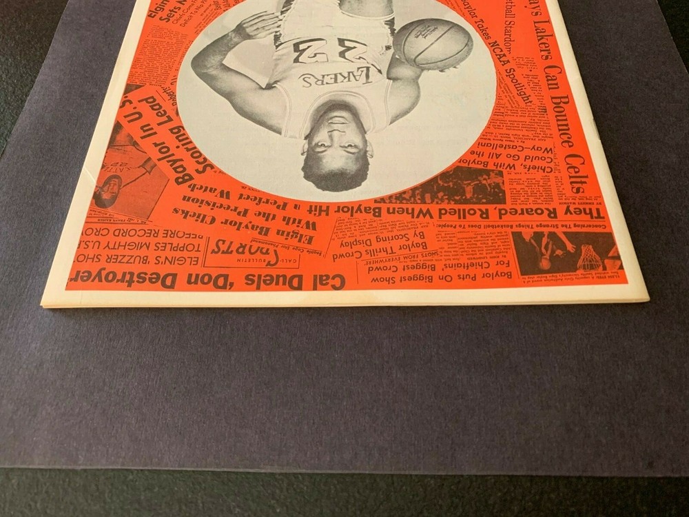 Elgin Baylor Night Program March 21st 1969 23 Pages EX