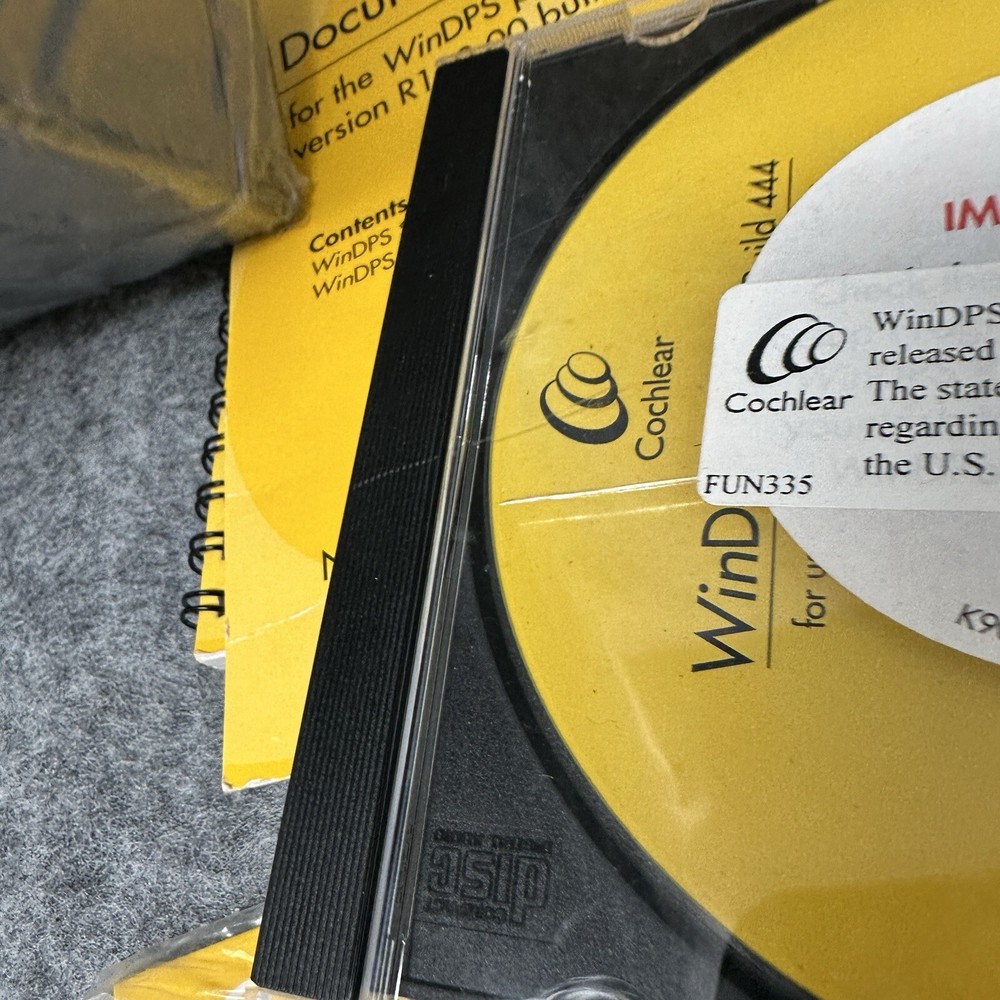 Cochlear Nucleus Bundle Processor Control Interface Cables Control Knob Software