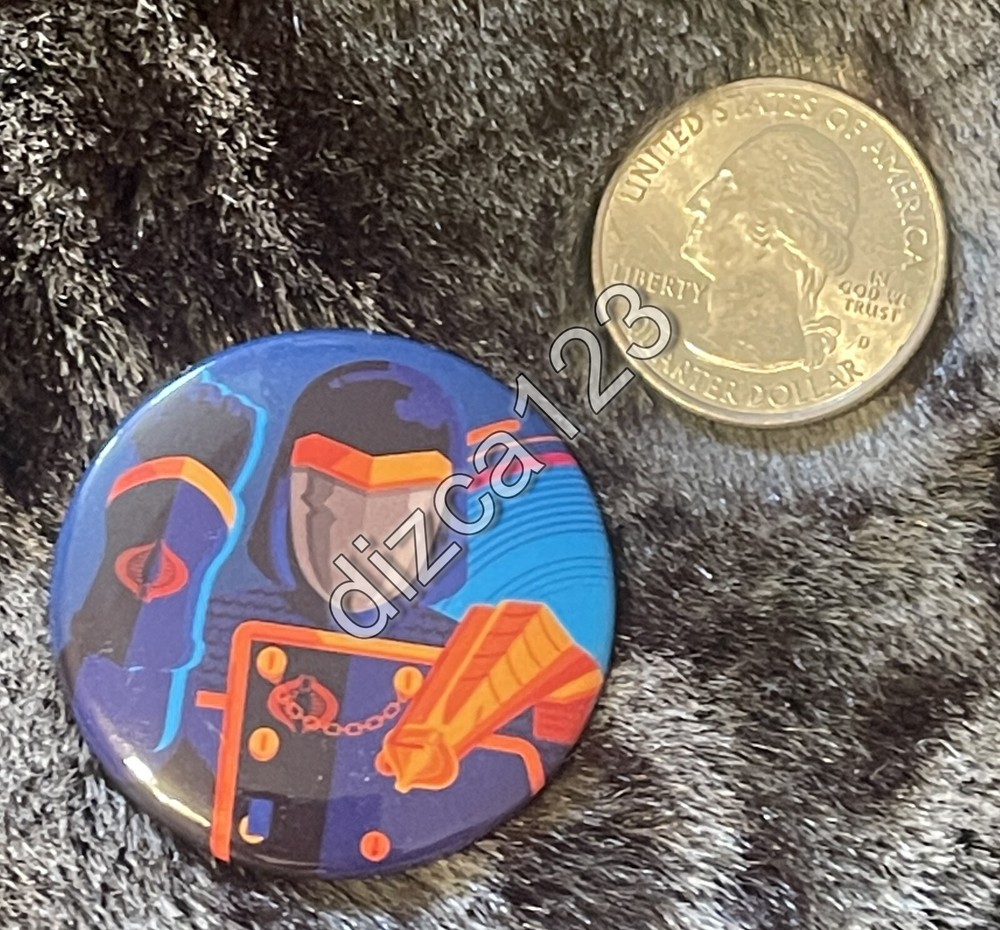 SDCC 2024 Hasbro Pulse 1” Button G.I. Joe Cobra Commander